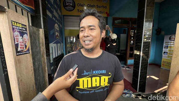Siswanto. pemilik usaha Tahu Mar.