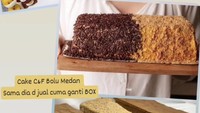 Selain Tous Les Jours, bakery itu diduga membeli cake dari Bolu Medan C&F untuk dijual lagi. Mereka hanya mengganti boksnya saja. Foto: Instagram feliz88eliz