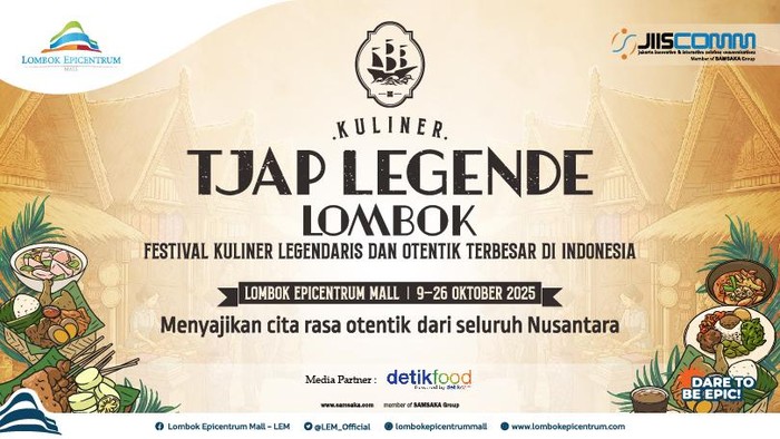 Festival Tjap Legende Hadir di Lombok, Hadirkan 40 Kuliner Legendaris - Update 1