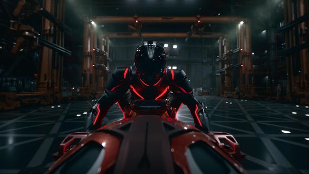 Cuplikan adegan dalam film Tron: Ares (2025).