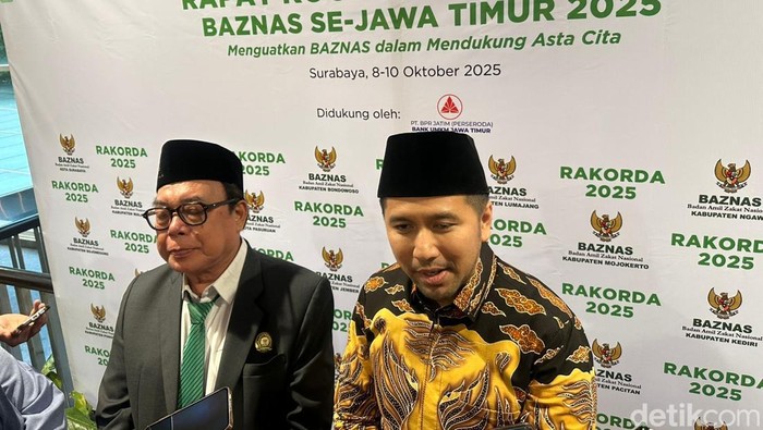 Wagub Emil Dardak dan Ketua Baznas Jatim