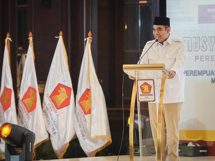 Ahmad Muzani saat menghadiri Musyawarah Nasional PIRA di Jakarta, Jumat (10/10/2025).