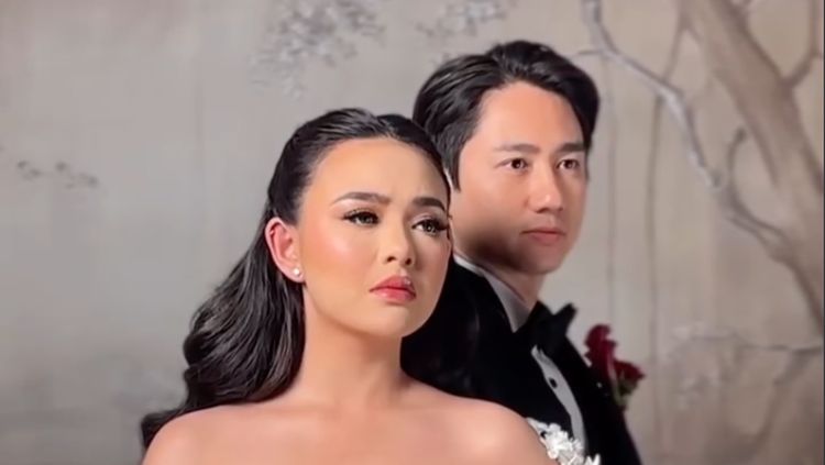 8 Potret Amanda Manopo di Resepsi Pernikahan, Anggun dan Glamor Bak Putri