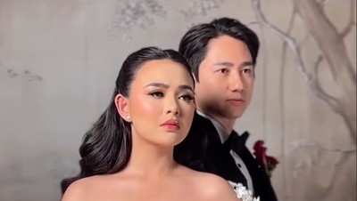 8 Potret Amanda Manopo di Resepsi Pernikahan, Anggun dan Glamor Bak Putri
