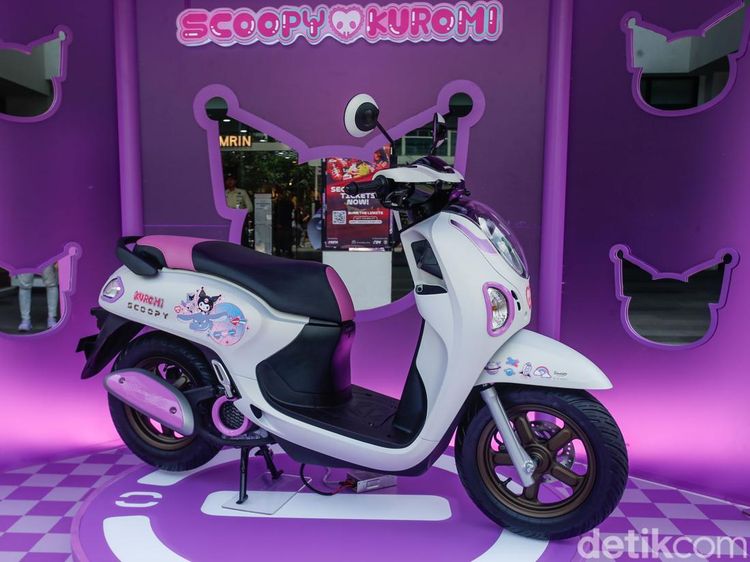 Cute Banget! Honda Scoopy Dapat Sentuhan Kuromi