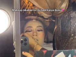 Viral Pengantin Dirias Ibu Sendiri, Hasil Makeupnya Bikin Kagum dan Haru