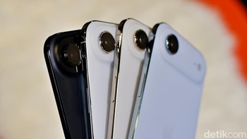Frame titanium yang dipoles memberikan kekuatan ekstra, membuatnya lebih durable daripada iPhone sebelumnya. Foto: Adi Fida Rahman/detikINET