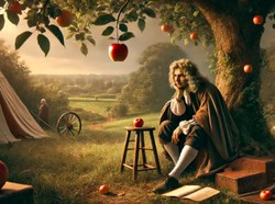 Arkeolog Temukan Rumah Terkait Isaac Newton Dekat Pohon Apel Gravitasi