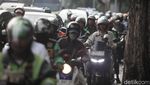 Potret Lalin Jalan Gatsu Arah Kuningan Macet Sore Ini