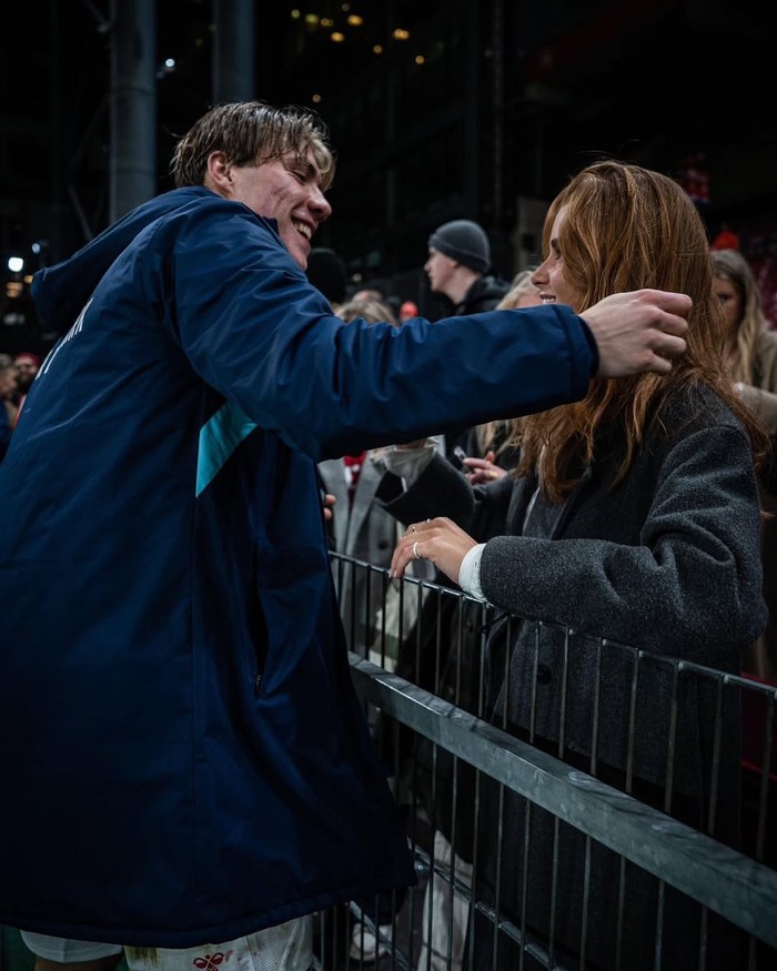 Laura Rhod Sondergaard pacar Rasmus Hojlund.