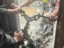 Buruh di Makassar Tikam Remaja Saat Isi Bensin, Motor Korban Dibakar