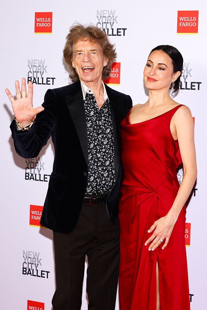 Mick Jagger, Melanie Hamrick at the New York City Ballet 2025 Fall Fashion Gala held at the David H. Koch Theater on October 08, 2025 in New York, New York. (Photo by Stephanie Augello/Variety via Getty Images)