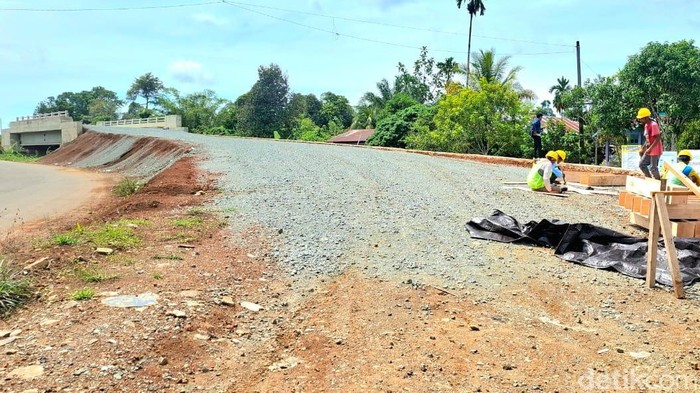 Pembangunan Jembatan Sebawang Masuk Tahap 2