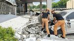 Penampakan Bangunan Hancur Akibat Gempa M 7,4 di Filipina