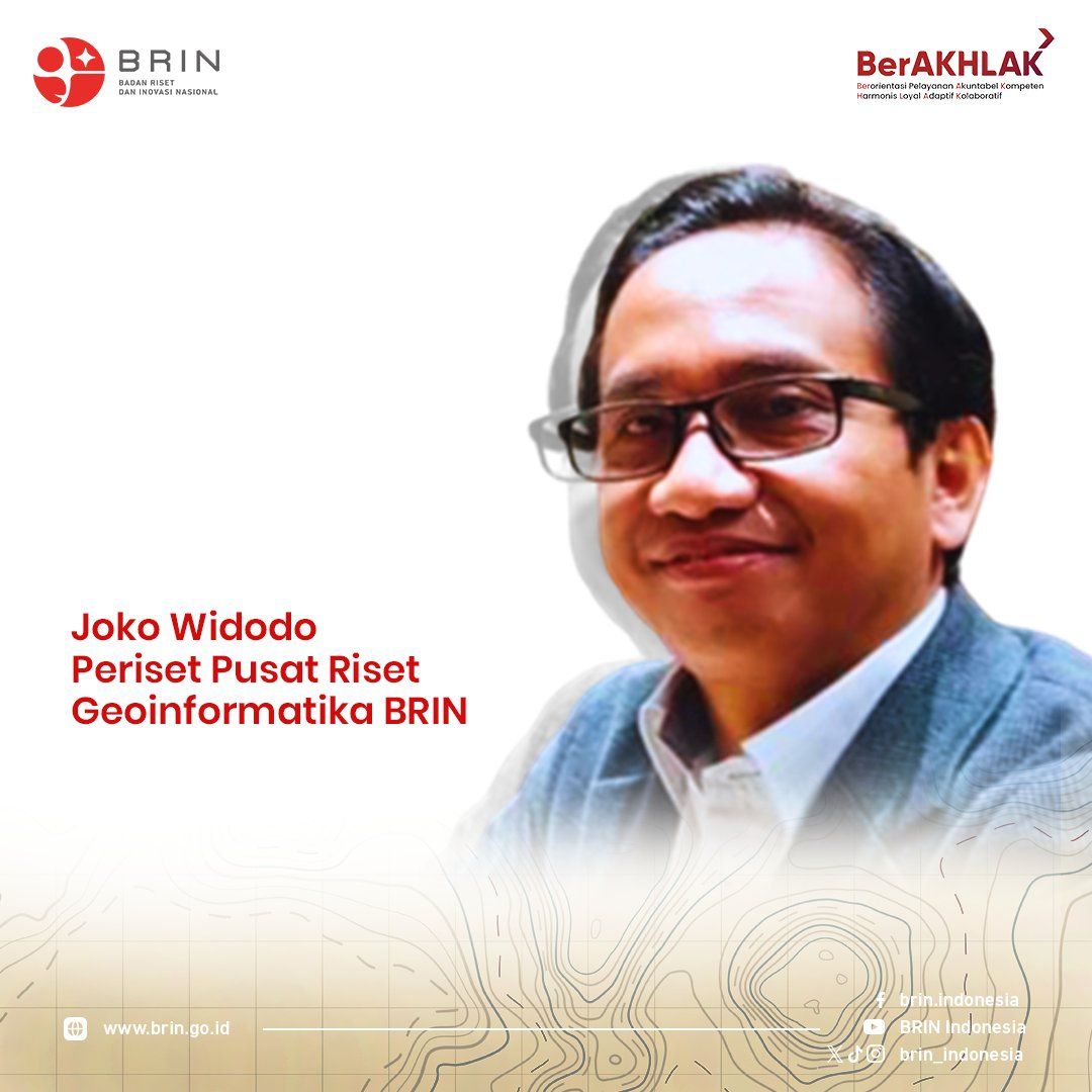 Periset Pusat Riset Geoinformatika BRIN Joko Widodo. (Dok. BRIN)