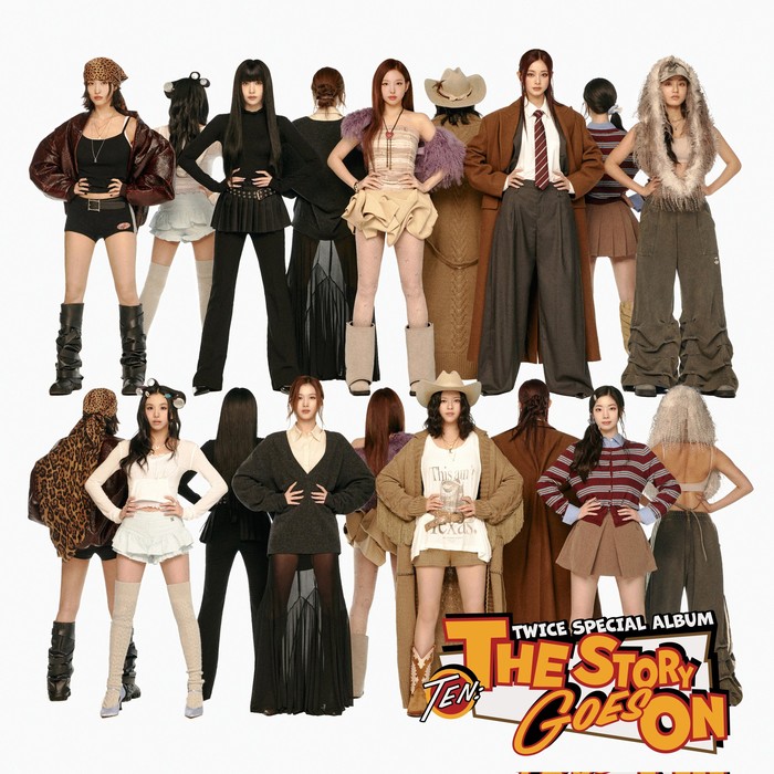 TWICE Sampul album TEN: The Story Goes On TWICE.
