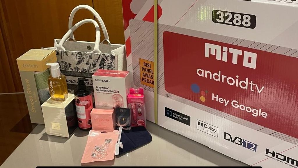 Suvenir Nikah Amanda Manopo-Kenny: Android TV, Juicer, LM hingga Parfum Armani
