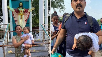 Cara mengendong ibu vs ayah. Foto: Boredpanda