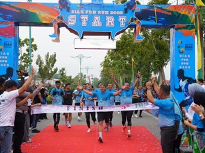 Rayakan HUT Siak Sambil Berlari 10K, Kapolda Riau Ajak Warga Jaga Alam