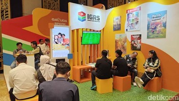 Beberapa game yang dipamerkan di antaranya milik Toge Productions hingga Gamecom Team. Foto: Panji Saputro/detikINET