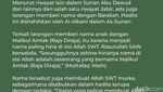 Nama-nama Ini Dilarang Rasulullah SAW Diberikan untuk Anak