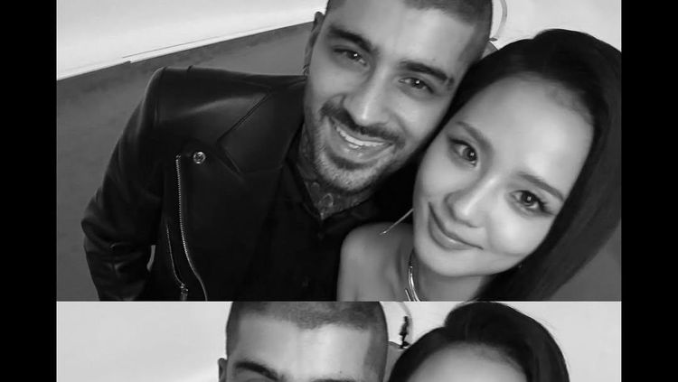 Kelewat Gemas! Intip Momen Jisoo BLACKPINK dan Zayn Malik Syuting Eyes Closed