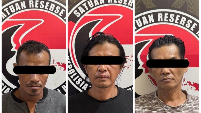 Ketiga tersangka pengedar narkoba ditangkap polisi di Musi Rawas