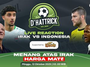 dHattrick Live Reaction Irak Vs Indonesia, Penentuan Garuda!