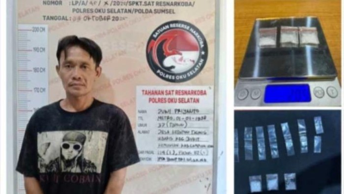 Petani asal Lampung ditangkap karena edarkan sabu di OKU Selatan