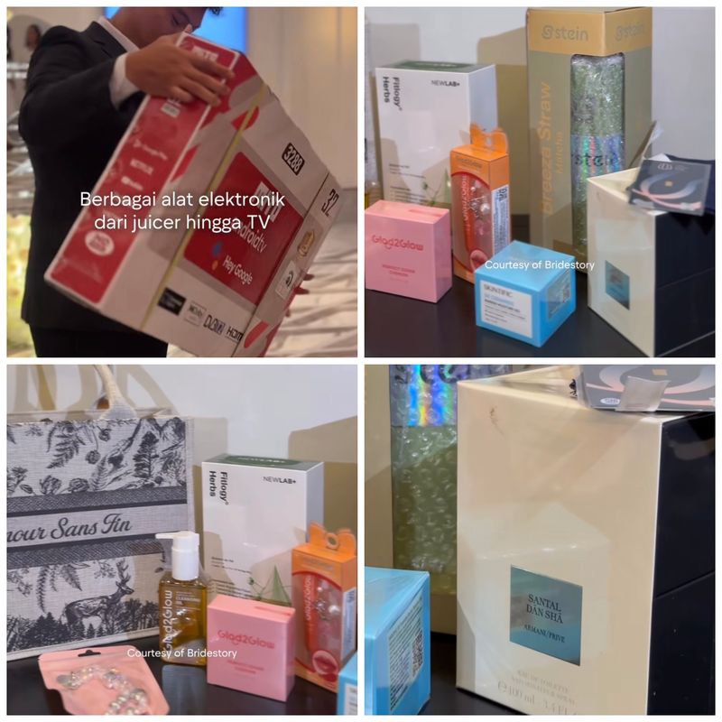 Souvenir pernikahan Amanda Manopo dan Kenny Austin