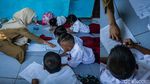 Tak Ada Kelas, Halaman pun Jadi: Semangat Anak SDN di Cariu Tak Luntur