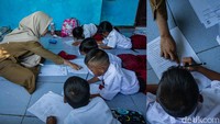 Kondisi bangunan yang sebelumnya rusak membuat jumlah siswa baru di sekolah ini juga menurun. Tahun ajaran ini, SDN Tegal Banteng hanya menerima lima siswa baru, yang turut mengungsi dan belajar tanpa bangku di halaman warga.