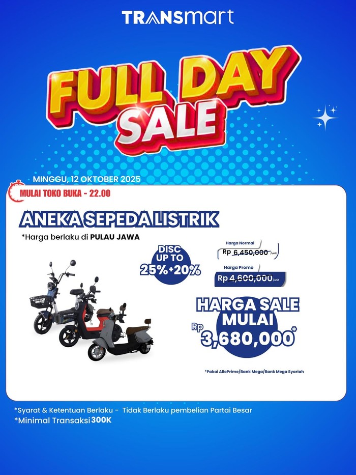 Transmart Full Day Sale 12 Oktober 2025