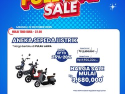 Beli Sepeda Listrik Hemat Banget di Transmart Full Day Sale