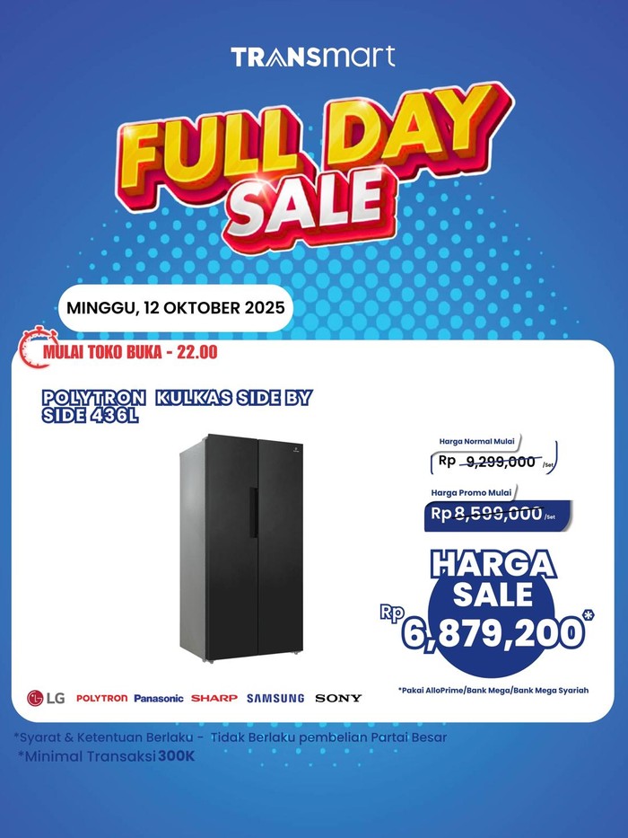 Transmart Full Day Sale 12 Oktober 2025