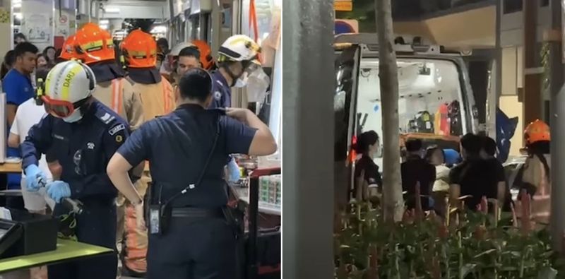 Upaya penyelamatan wanita penjual minuman yang tangannya nyangkut di mesin pemeras tebu.