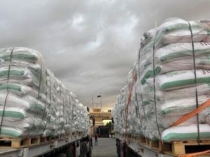 Truk Bantuan Mulai Berdatangan ke Gaza