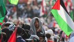 Ribuan Warga Turun ke Jalan Dukung Palestina
