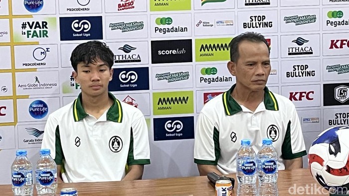 Jumpa pers PSS Sleman usai mengalahkan Kendal Tornado FC di Stadion Maguwoharjo, Sleman, Minggu (12/10/2025)