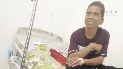 Sejumlah siswa, guru dan warga yang alami keracunan menu MBG yang masih dirawat di RSUD Kota Bima, Minggu (12/10/2025). (Dok.Pribadi Zahruddin)