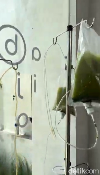 Minuman matcha infus yang viral di kafe Buba Tea Bali, Canggu, Bali, Minggu (12/10/2025). (I Nyoman Adhisthaya) Minuman matcha infus yang viral di kafe Buba Tea Bali, Canggu, Bali, Minggu (12/10/2025). (I Nyoman Adhisthaya)