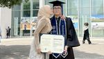 Mulan Jameela Hadiri Wisuda Putranya di Tokyo, Rafly Pakai Belangkon