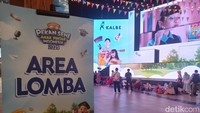 Peserta sudah mulai memenuhi area lomba di dalam Trans Studio Cibubur sejak pukul 11.00 WIB. Foto: Nograhany Widhi K/detikcom