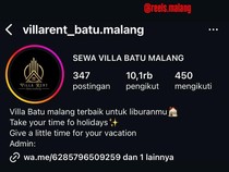 Awas! Penipuan Vila Lewat Medsos Masih Marak di Kota Batu