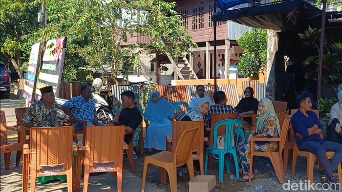 Rumah duka Letda Inf Fauzy Ahmad Sulkarnain di Pangkep, Sulsel.