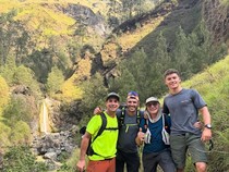 Foto Holgado Mendaki Gunung Rinjani Lewat Jalur Torean