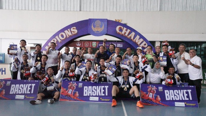 Tim Basket Kemen Imipas jadi juara