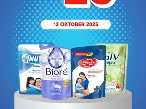 Aneka Produk Sabun Cair Diskon 20% di Transmart Full Day Sale