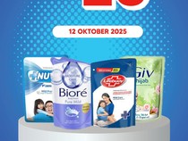 Aneka Produk Sabun Cair Diskon 20% di Transmart Full Day Sale