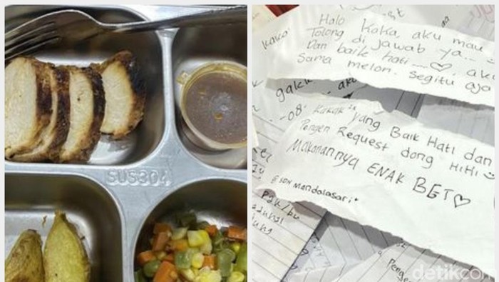 Viral Menu MBG di Sukabumi Bikin Ngiler, Dibalas Surat Cinta dari Murid
